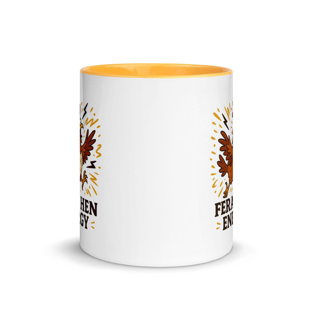 Feral Hen Energy Colored Mug - Cluck It All Farms