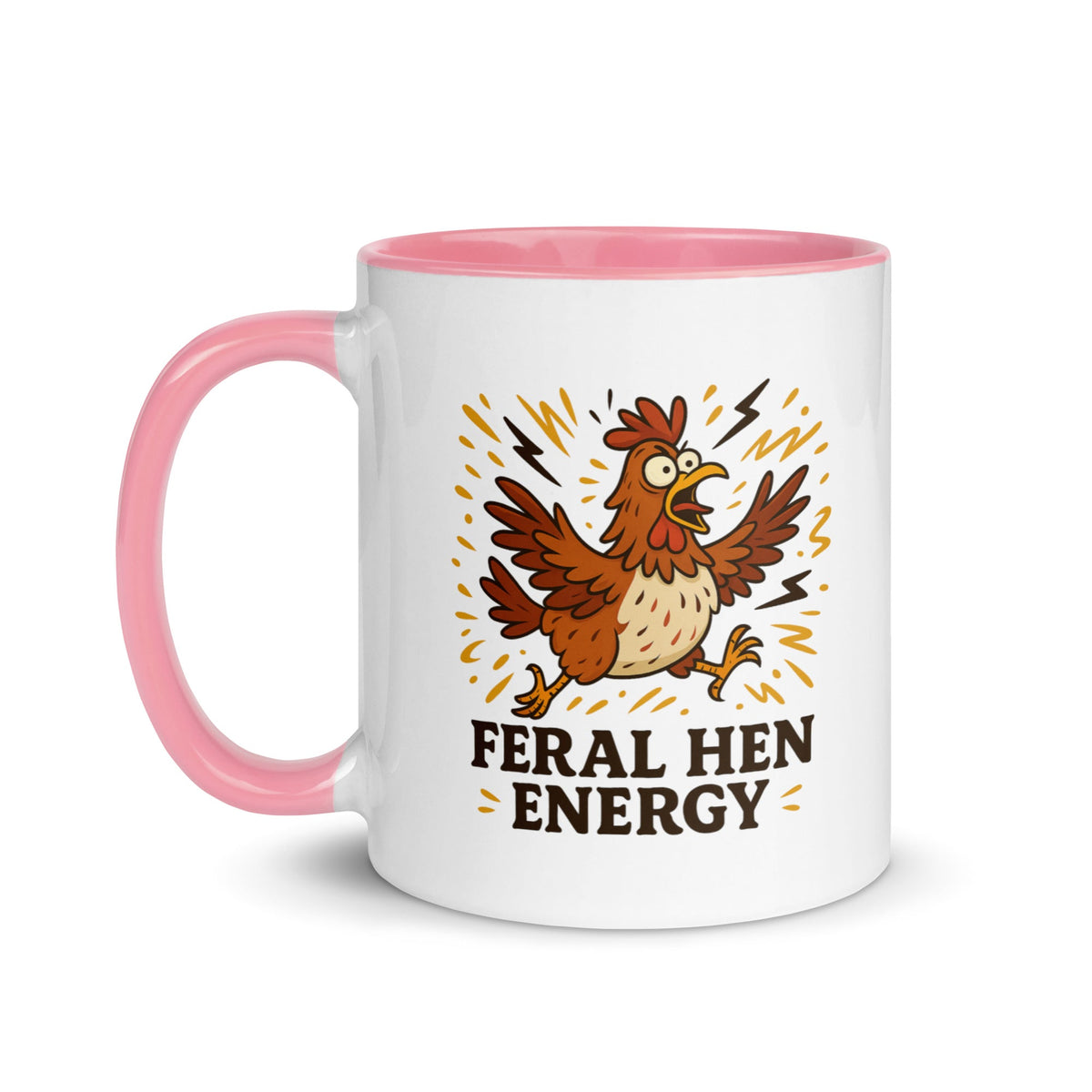 Feral Hen Energy Colored Mug - Cluck It All Farms