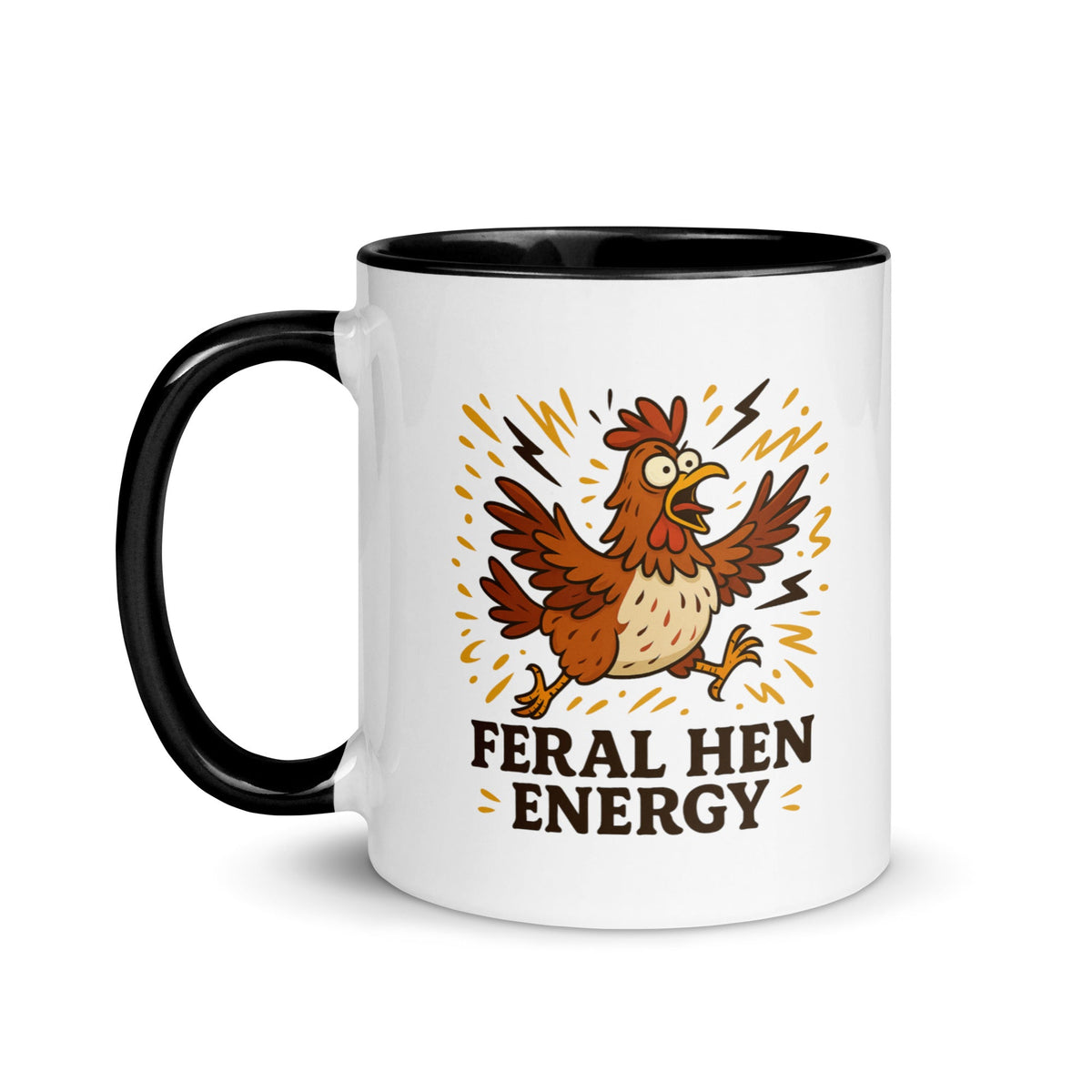 Feral Hen Energy Colored Mug - Cluck It All Farms