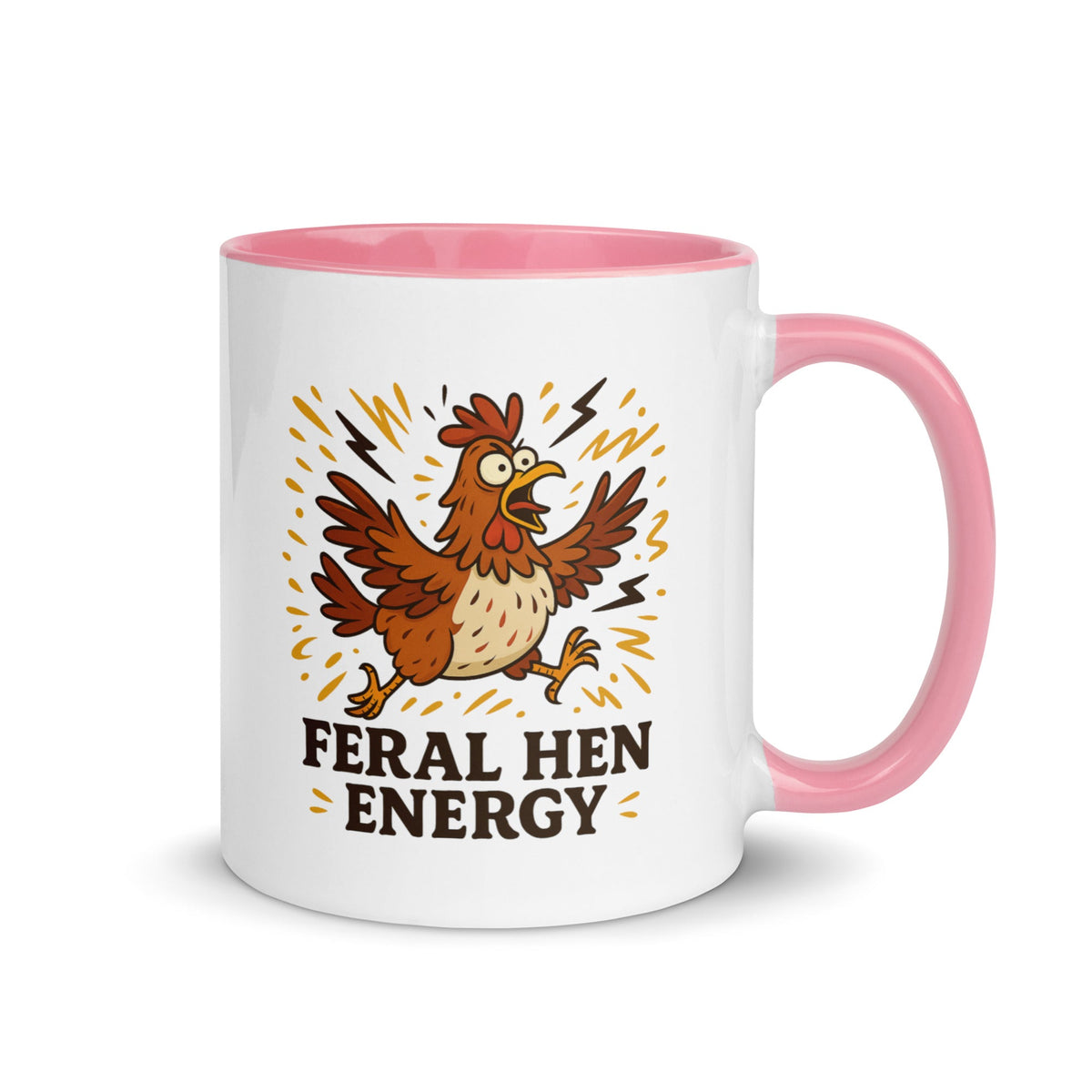 Feral Hen Energy Colored Mug - Cluck It All Farms