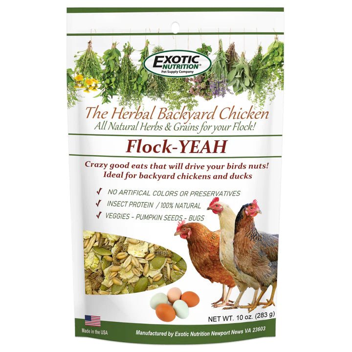 Flock Yeah Chicken Treat 10oz - Cluck It All Farms