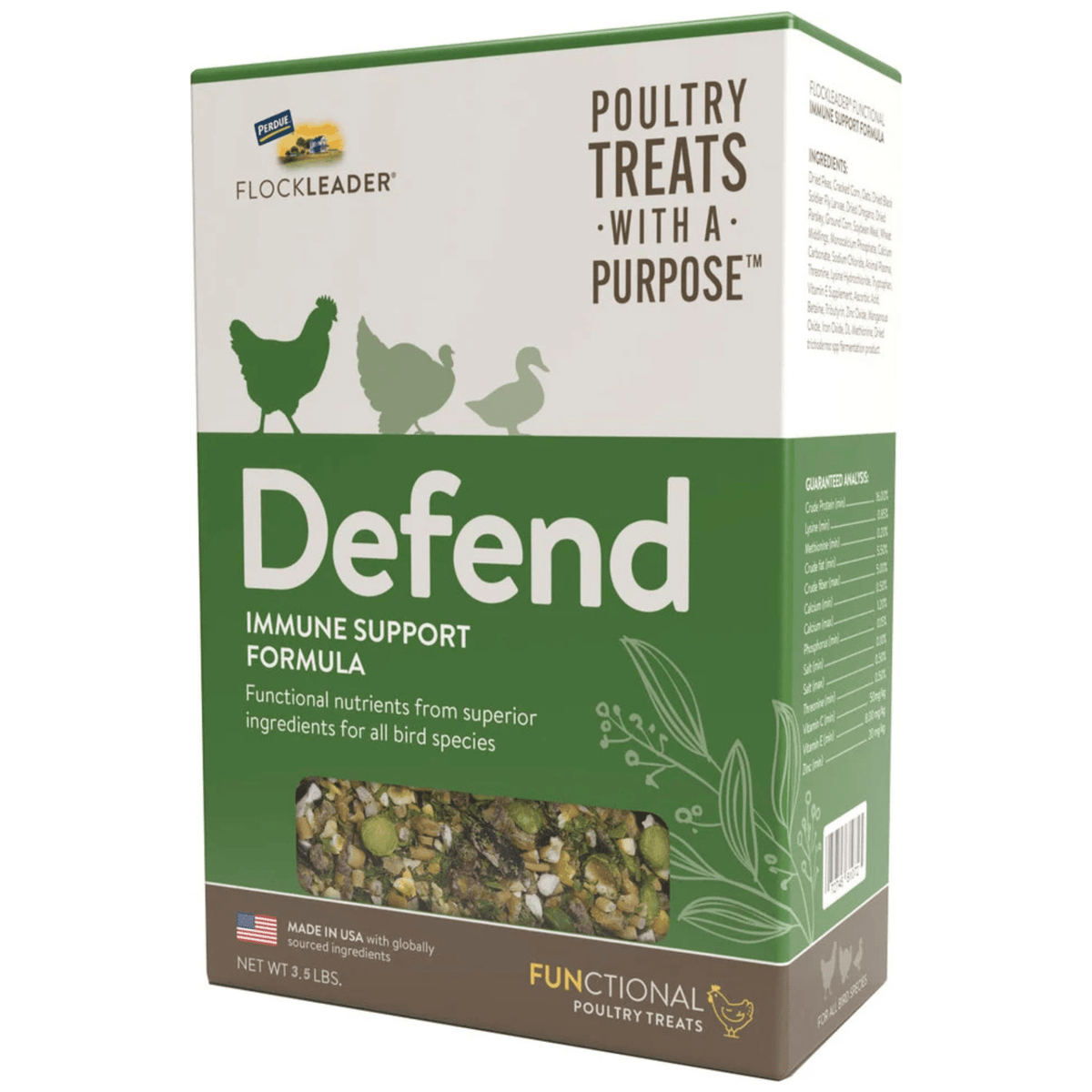 Flockleader Defend Functional Chicken Treat - Cluck It All Farms