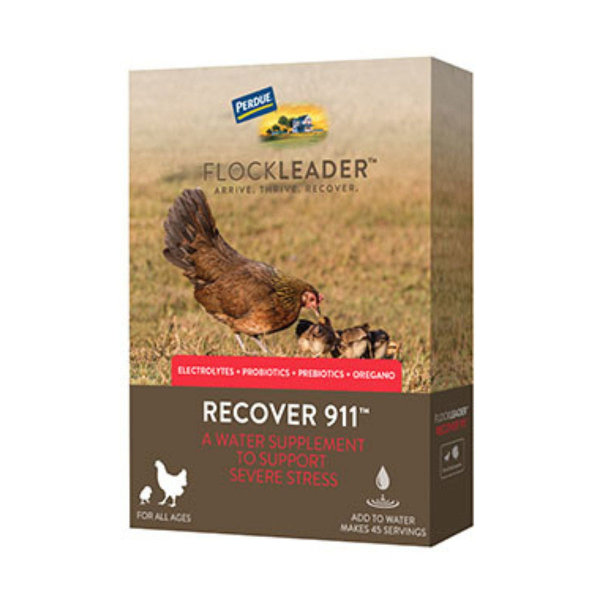 Flockleader Recover 911 Poultry Supplement 8oz - Cluck It All Farms