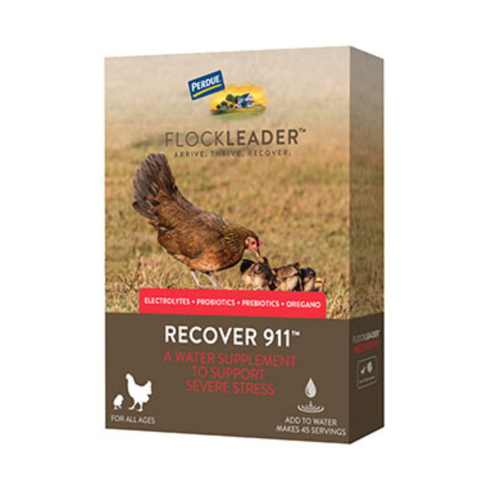 Flockleader Recover 911 Poultry Supplement 8oz - Cluck It All Farms
