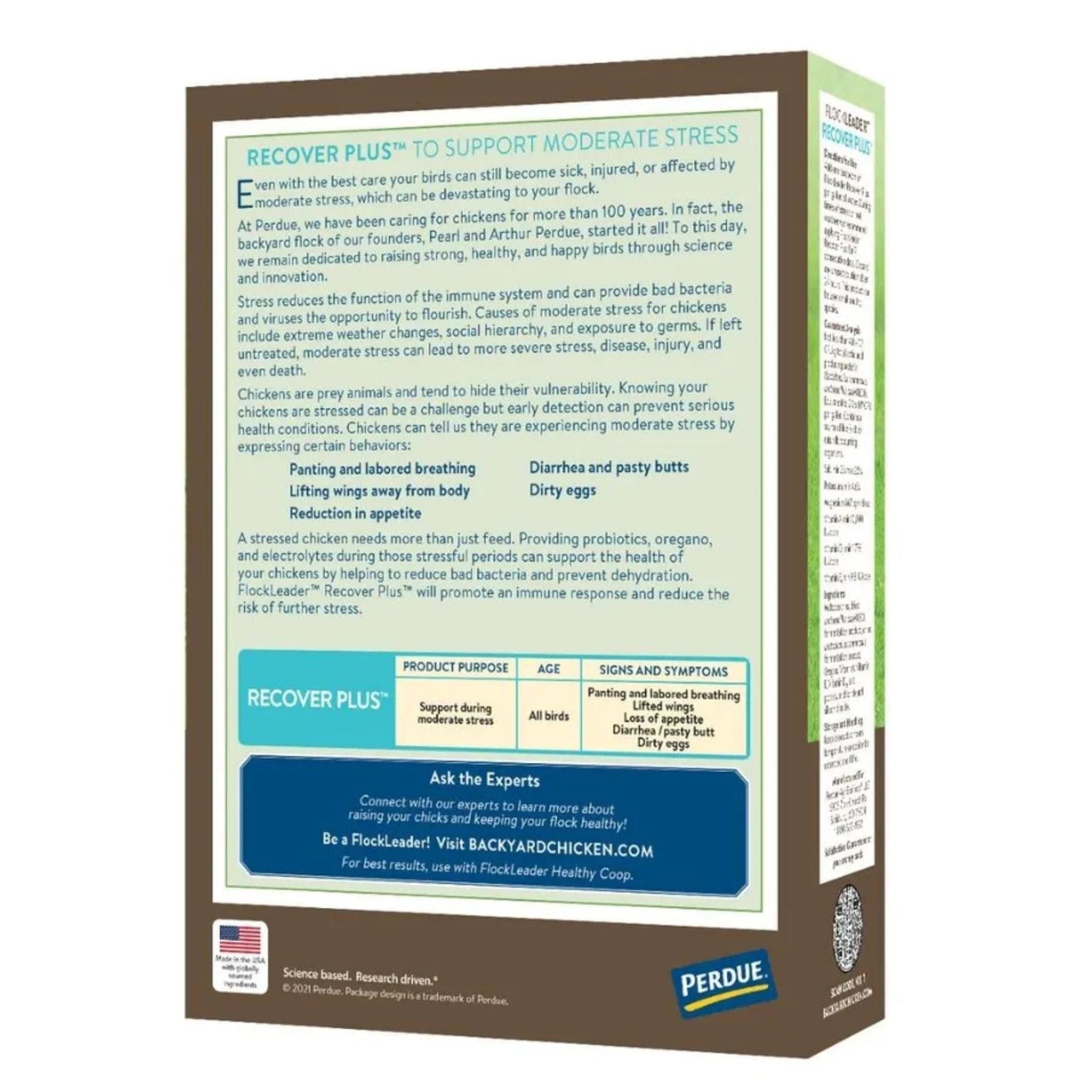 FlockLeader Recover Plus Poultry Supplement 8oz - Cluck It All Farms