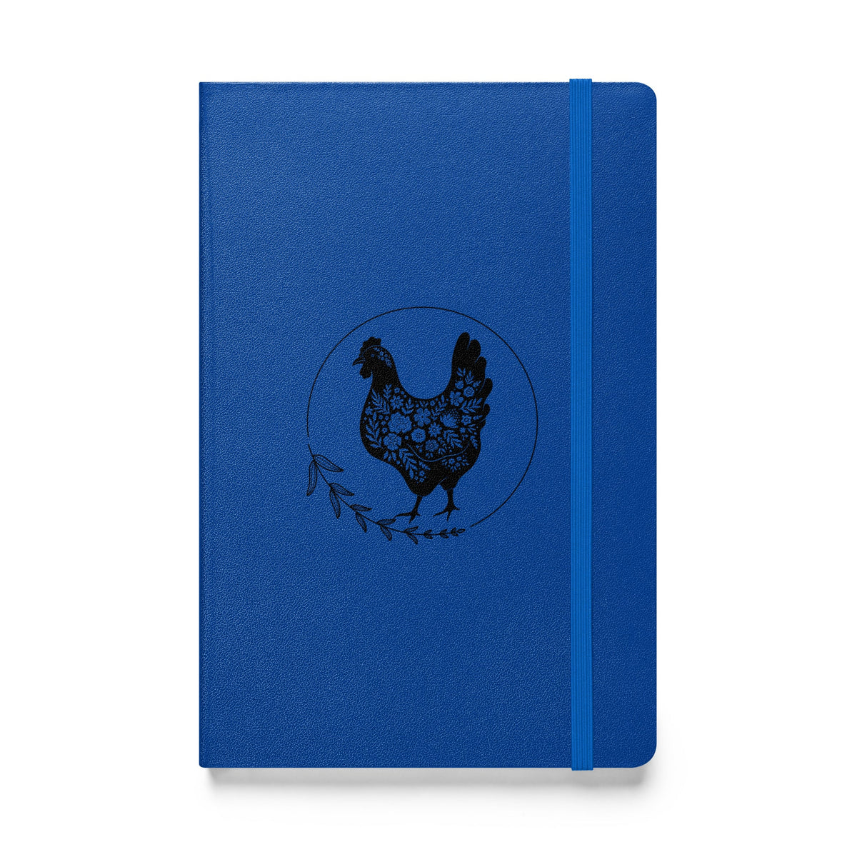 Floral Hen Hardcover Bound Notebook - Cluck It All Farms