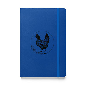 Floral Hen Hardcover Bound Notebook - Cluck It All Farms
