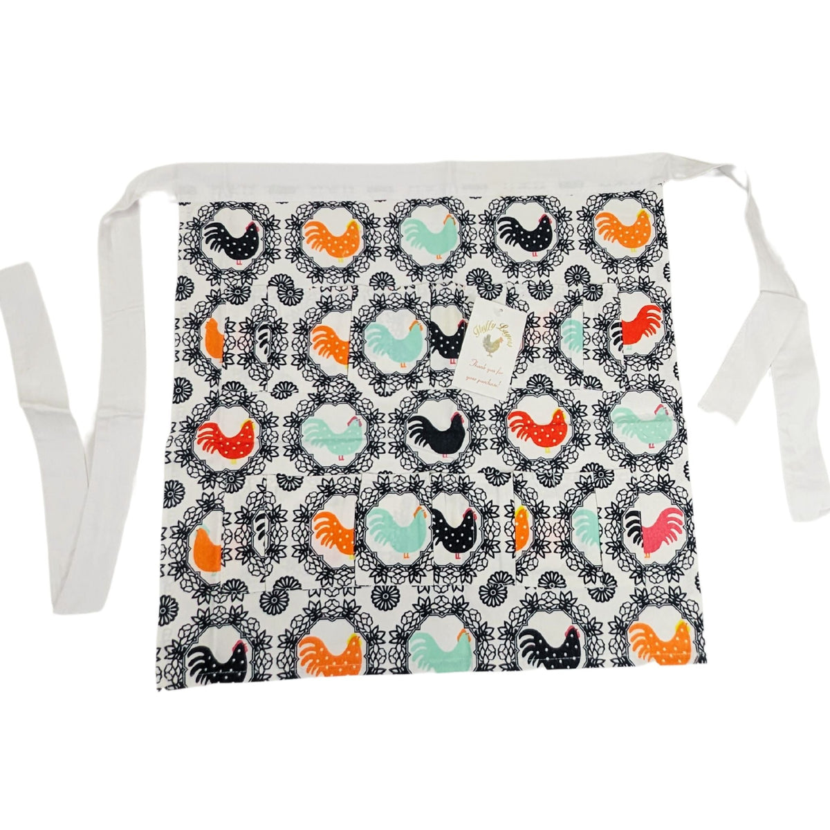 Fluffy Layers® Half Body Egg Collecting Apron - Cluck It All Farms