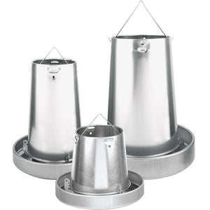 Galvanized Poultry Feeder - Cluck It All Farms