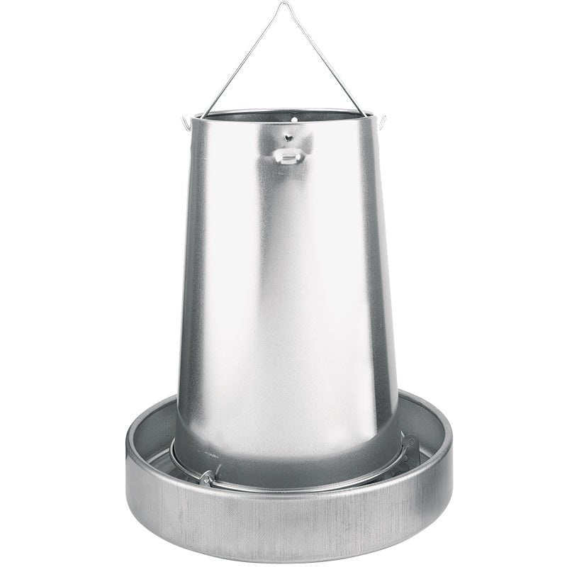 Galvanized Poultry Feeder - Cluck It All Farms
