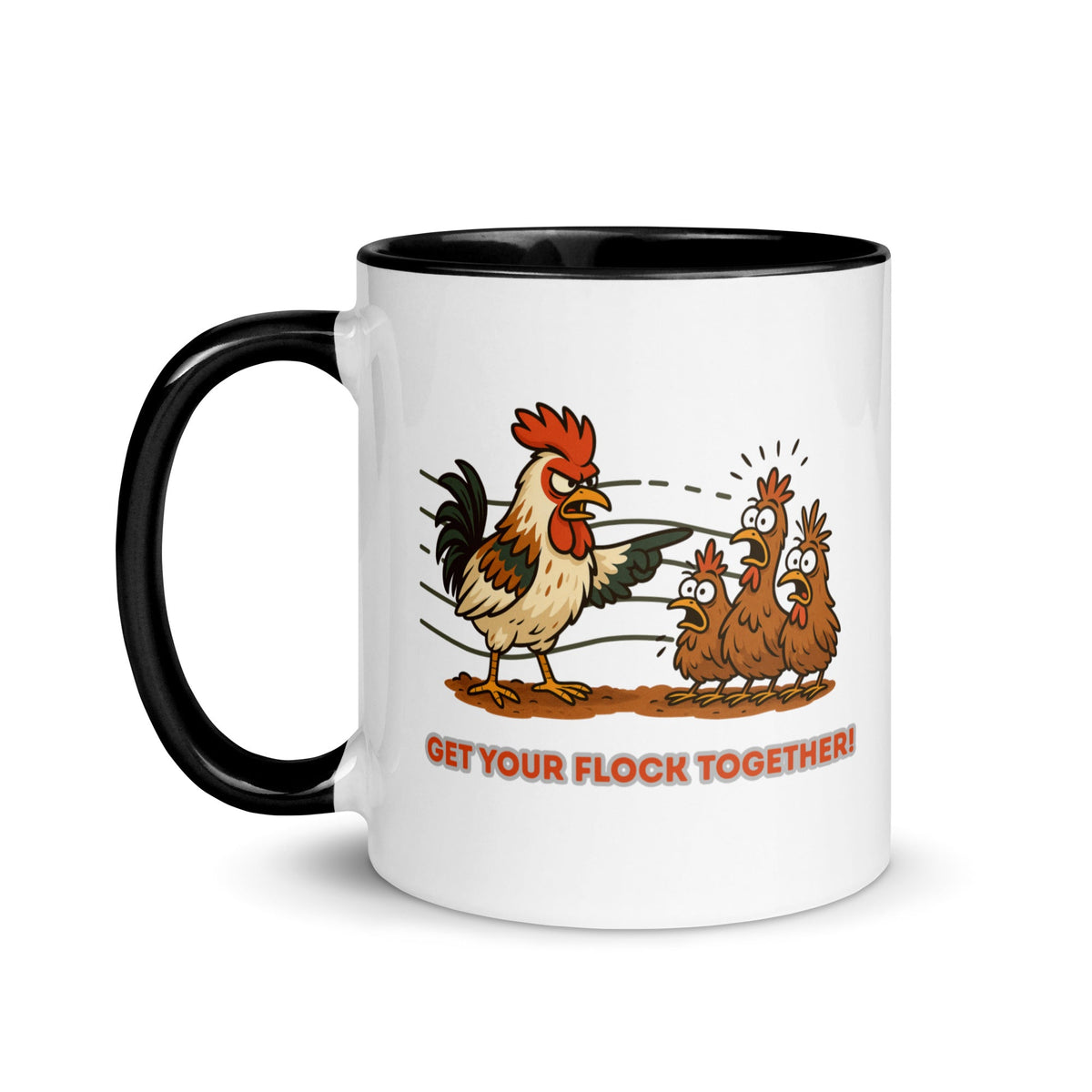 Get Your Flock Together Colored Mug - Cluck It All Farms