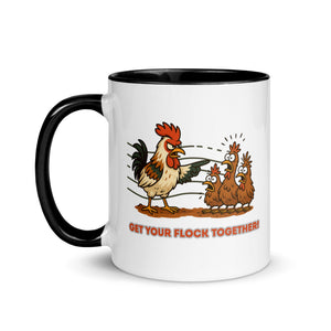 Get Your Flock Together Colored Mug - Cluck It All Farms