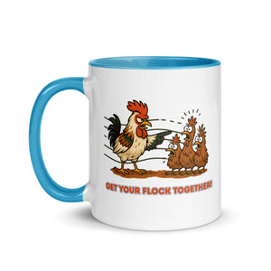 Get Your Flock Together Colored Mug - Cluck It All Farms