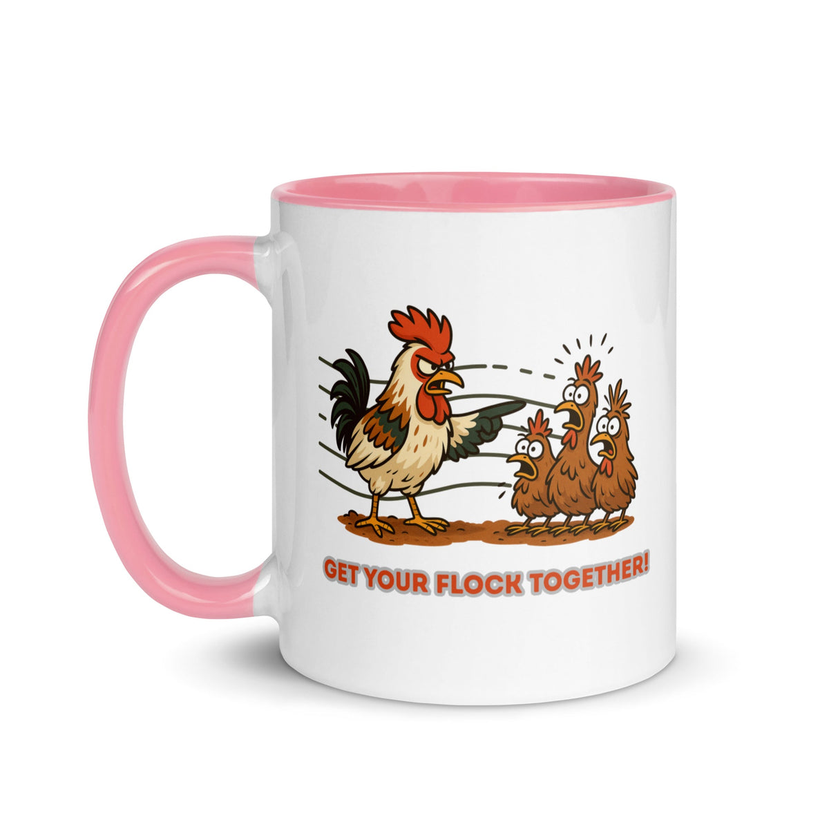 Get Your Flock Together Colored Mug - Cluck It All Farms