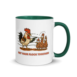Get Your Flock Together Colored Mug - Cluck It All Farms