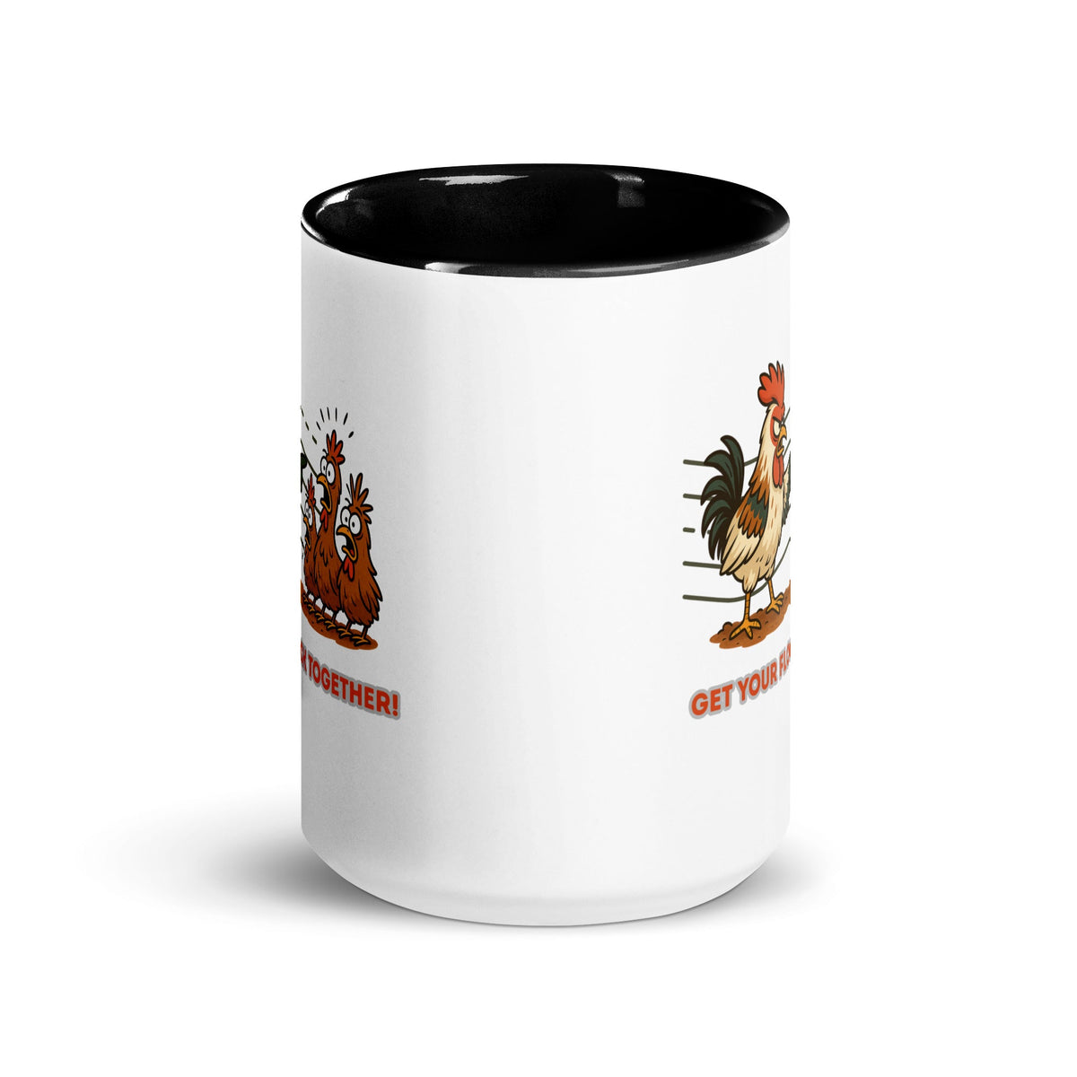 Get Your Flock Together Colored Mug - Cluck It All Farms