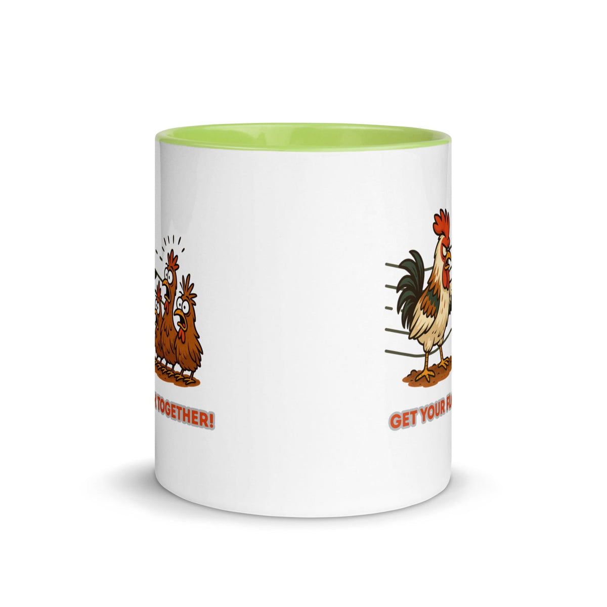 Get Your Flock Together Colored Mug - Cluck It All Farms
