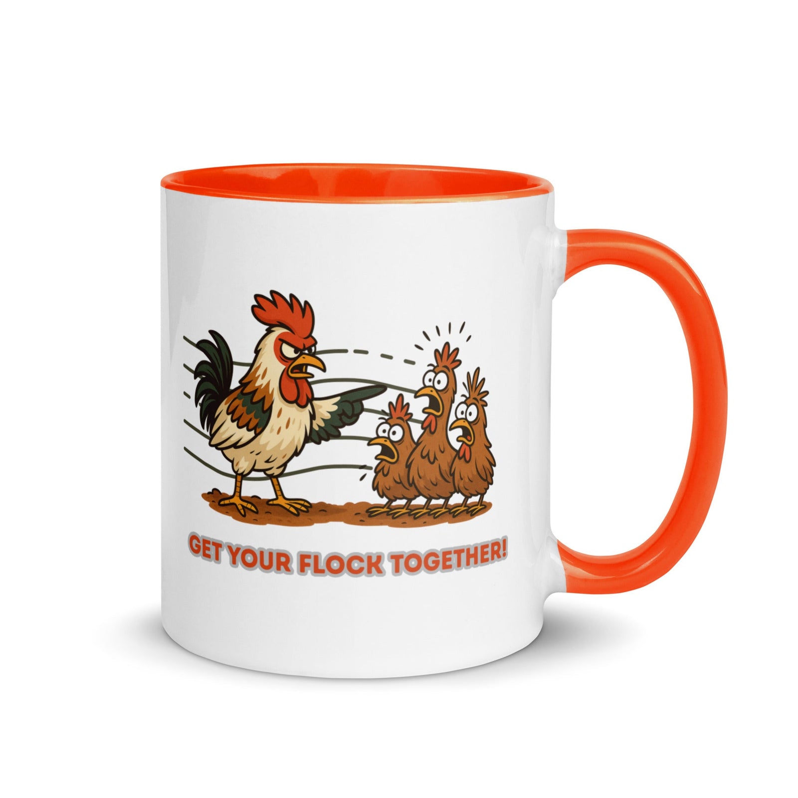 Get Your Flock Together Colored Mug - Cluck It All Farms