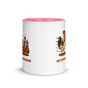 Get Your Flock Together Colored Mug - Cluck It All Farms