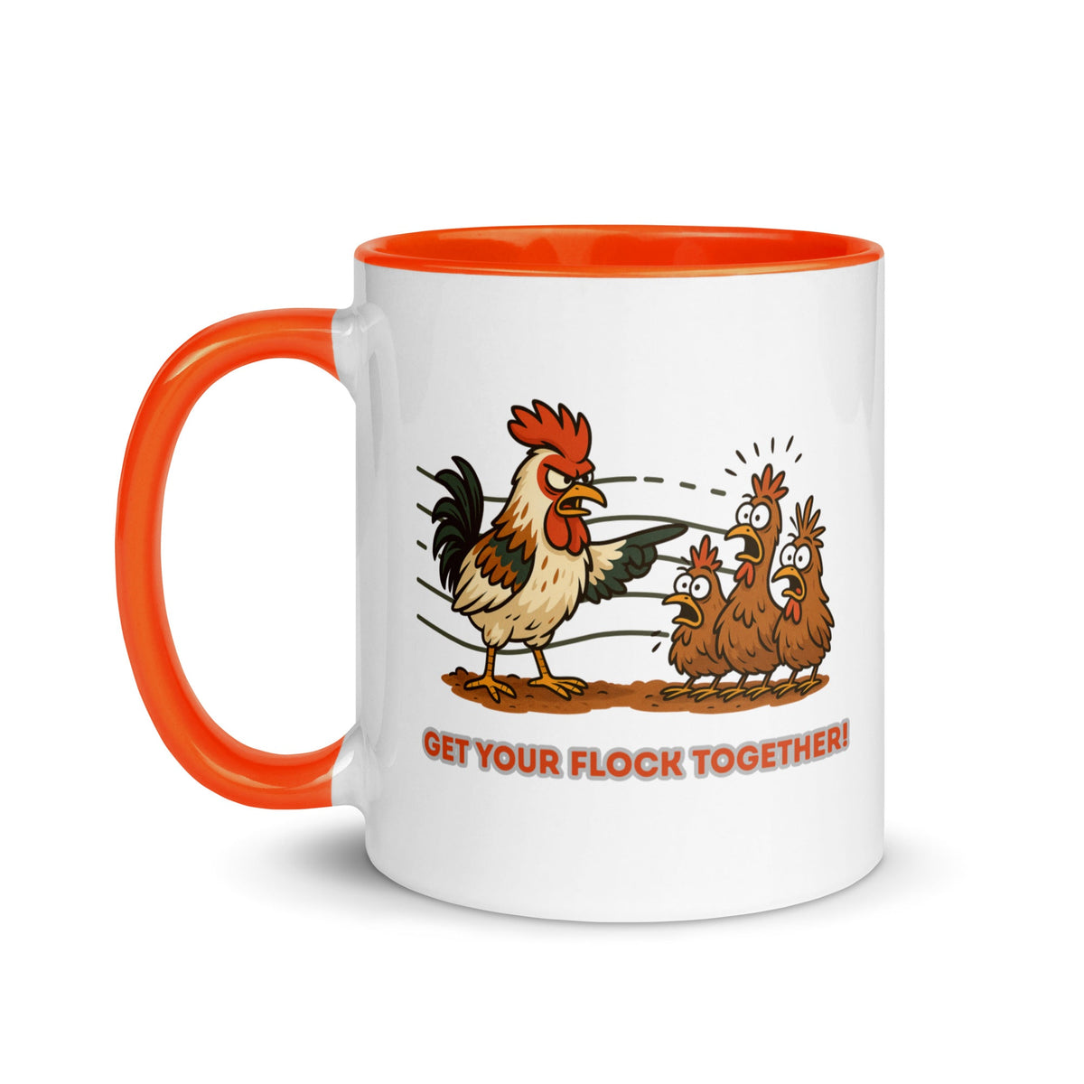 Get Your Flock Together Colored Mug - Cluck It All Farms
