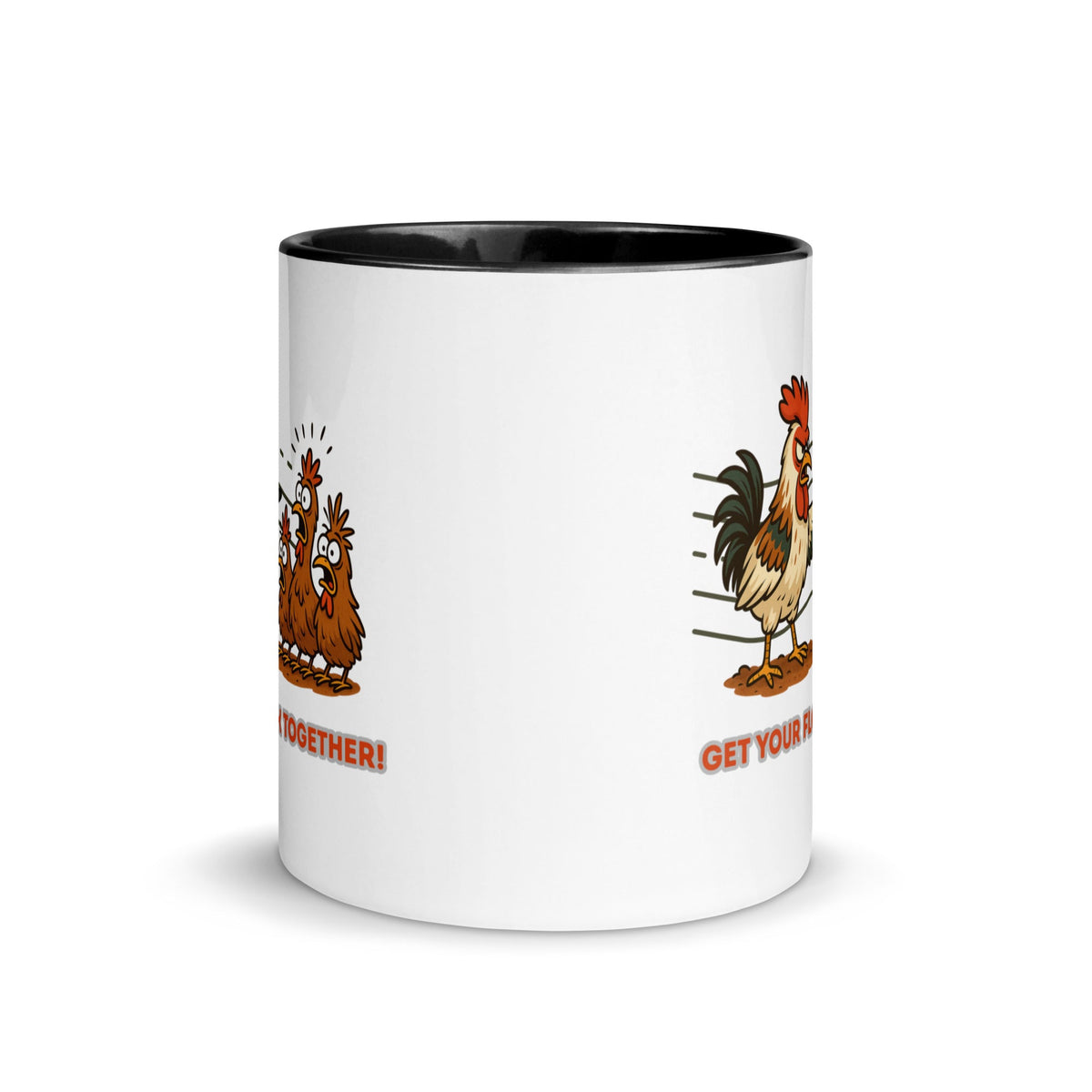Get Your Flock Together Colored Mug - Cluck It All Farms