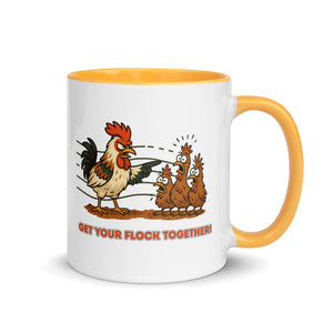 Get Your Flock Together Colored Mug - Cluck It All Farms