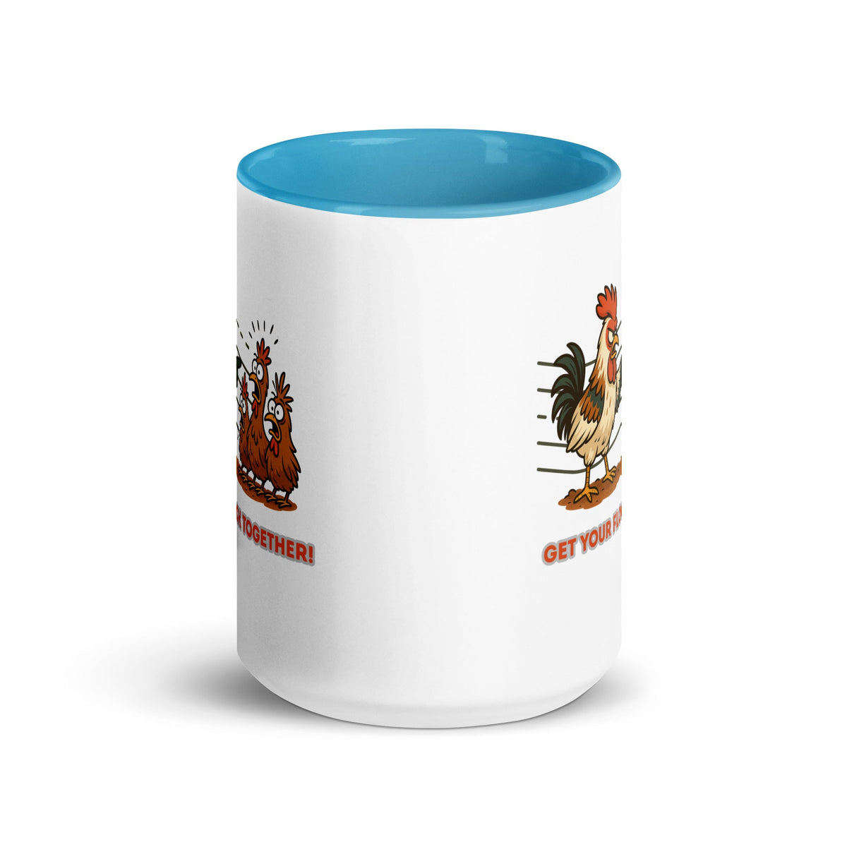 Get Your Flock Together Colored Mug - Cluck It All Farms