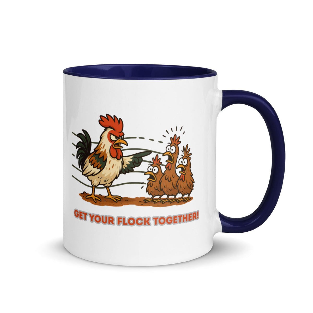 Get Your Flock Together Colored Mug - Cluck It All Farms