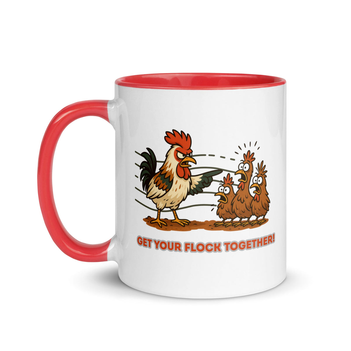 Get Your Flock Together Colored Mug - Cluck It All Farms