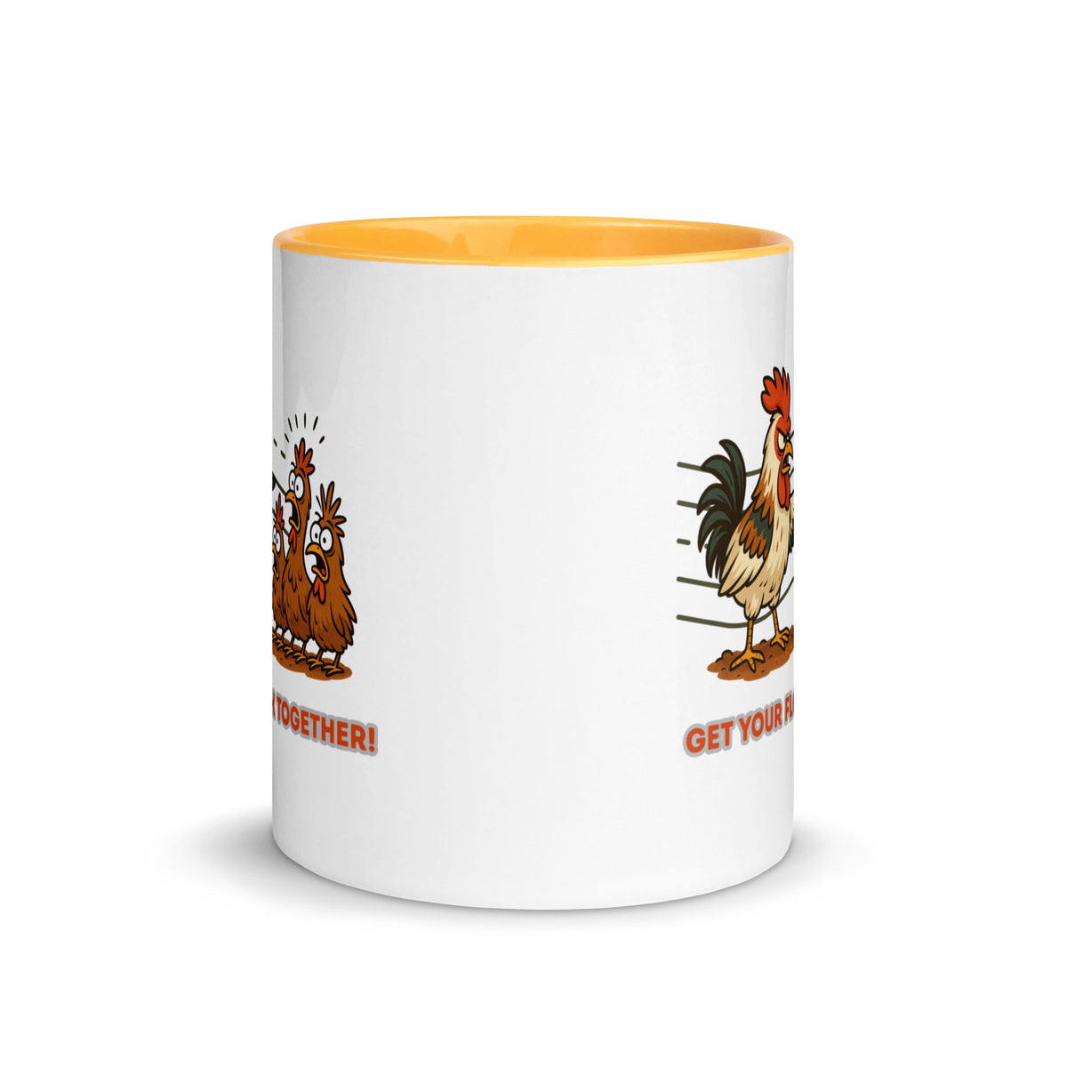 Get Your Flock Together Colored Mug - Cluck It All Farms