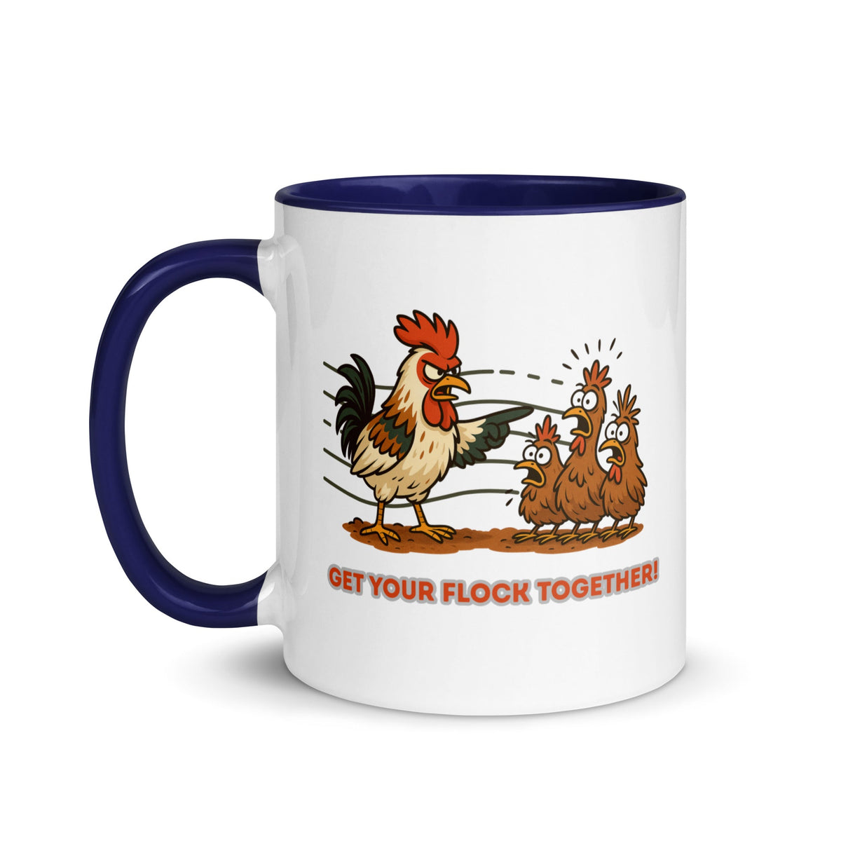 Get Your Flock Together Colored Mug - Cluck It All Farms
