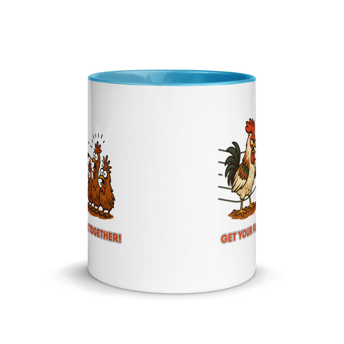 Get Your Flock Together Colored Mug - Cluck It All Farms