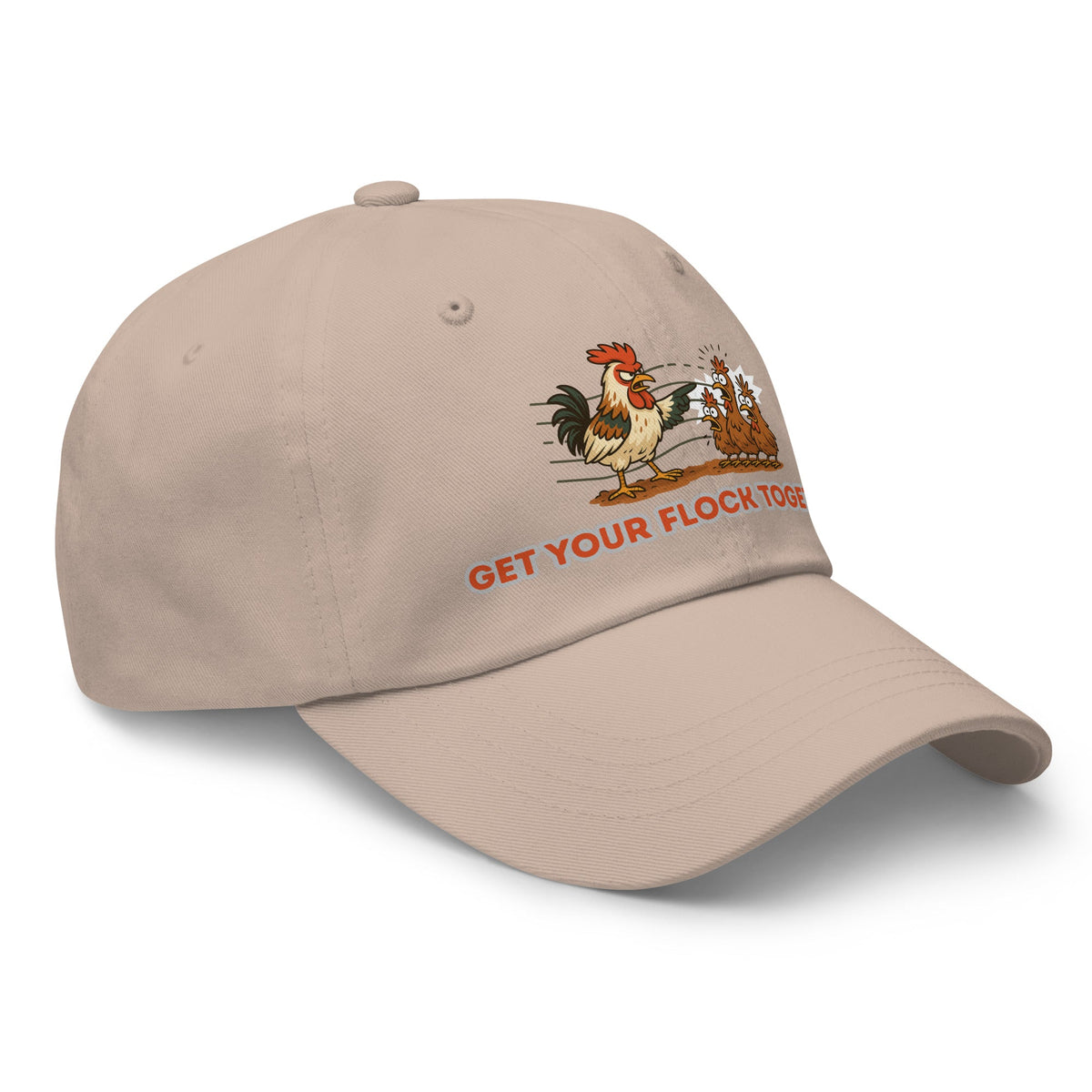Get Your Flock Together Dad Hat - Cluck It All Farms