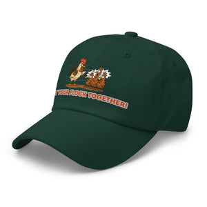 Get Your Flock Together Dad Hat - Cluck It All Farms