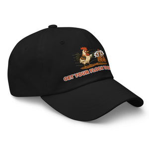 Get Your Flock Together Dad Hat - Cluck It All Farms