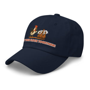 Get Your Flock Together Dad Hat - Cluck It All Farms