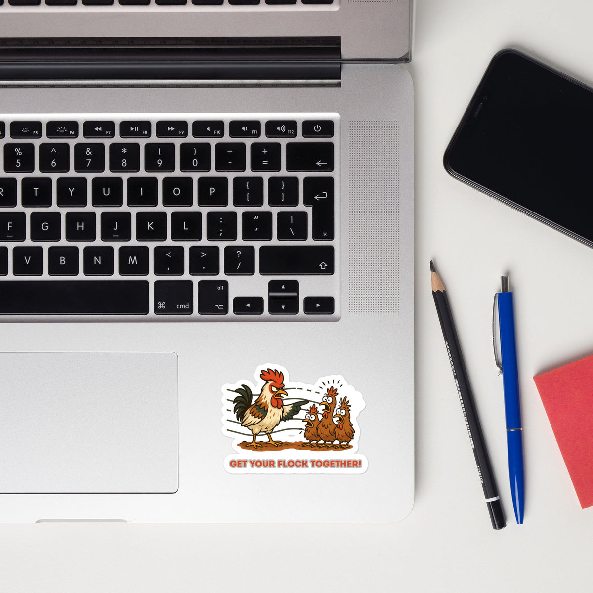 Get Your Flock Together Sticker - Cluck It All Farms