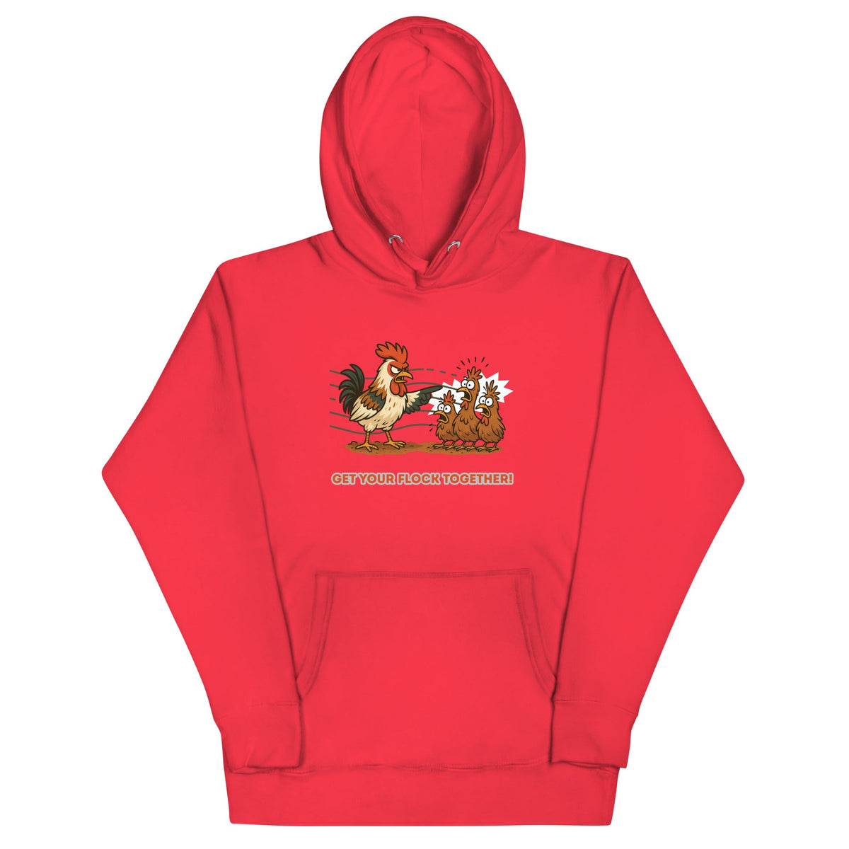 Get Your Flock Together Unisex Hoodie - Cluck It All Farms