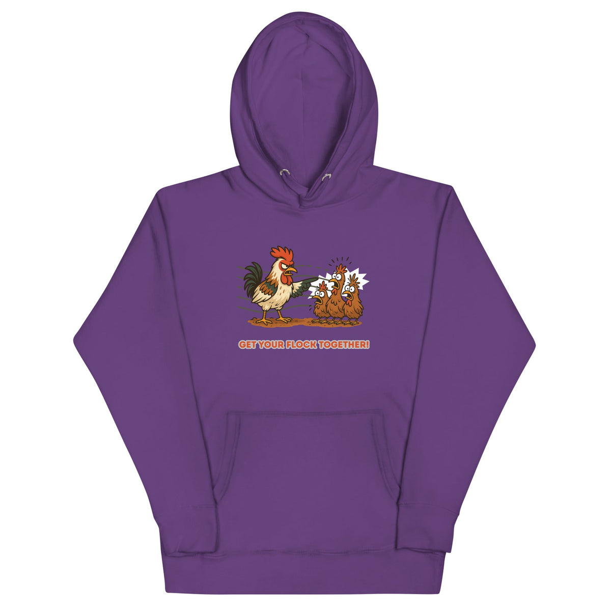 Get Your Flock Together Unisex Hoodie - Cluck It All Farms
