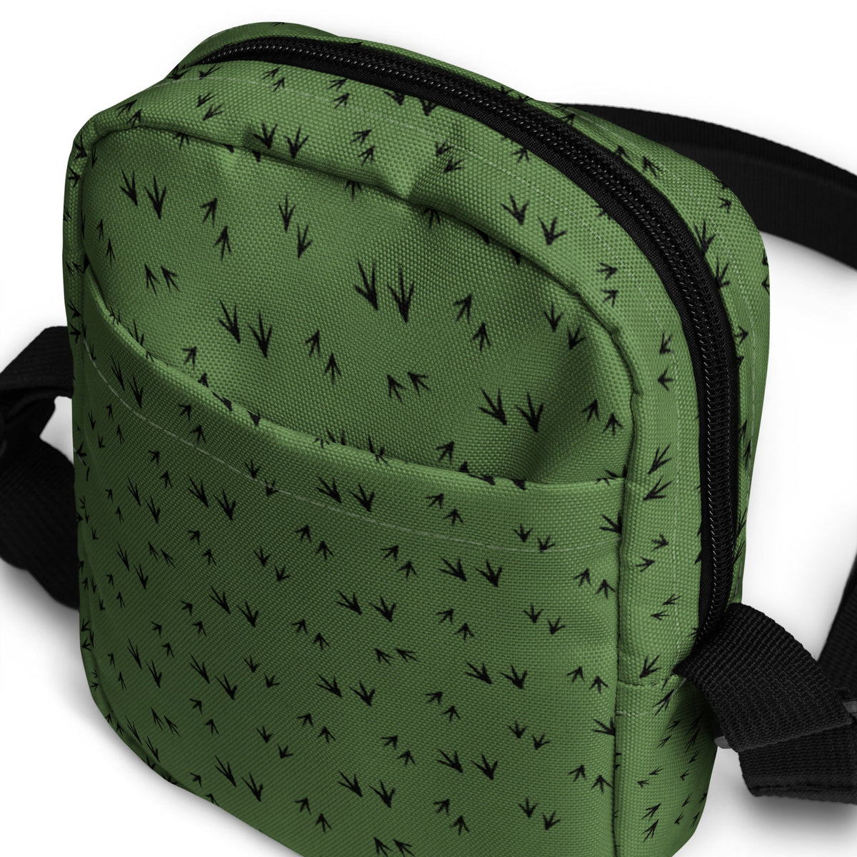 Green Chicken Feet Utility Crossbody Bag - Cluck It All Farms