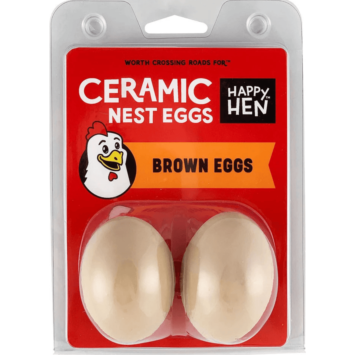 Happy Hen Ceramic Nest Egg - Cluck It All Farms