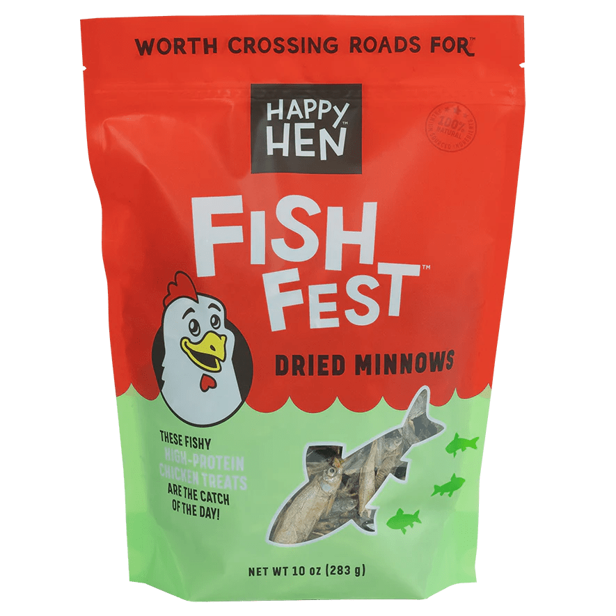Happy Hen Fish Fest Chicken Treat 10oz - Cluck It All Farms