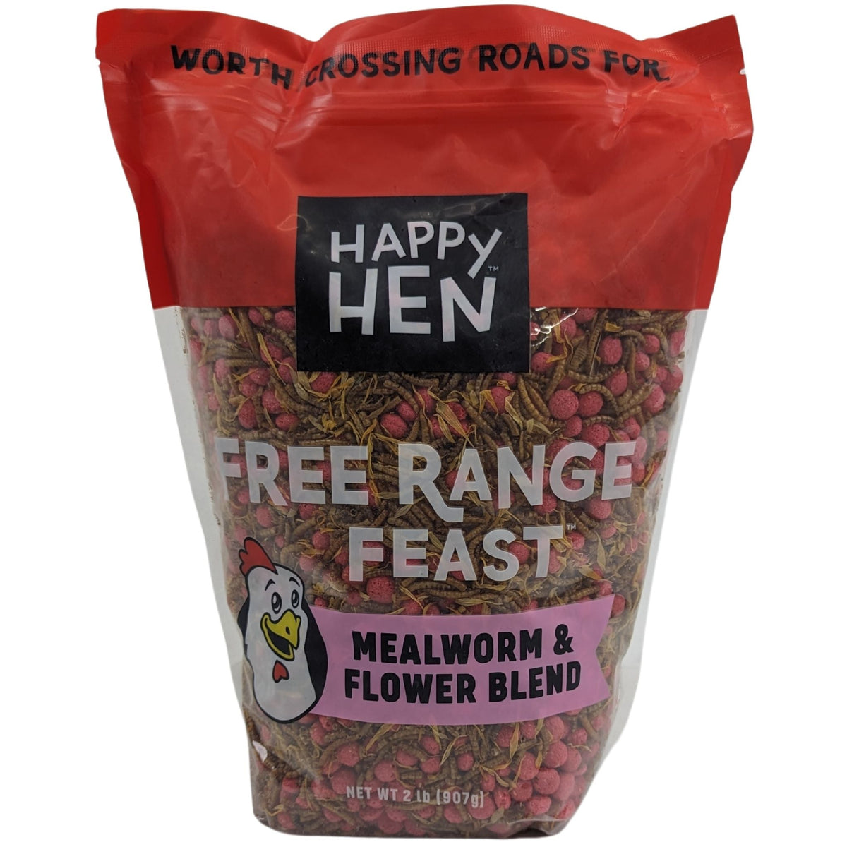 Happy Hen Free Range Feast Mealworm &amp; Flower Chicken Treats - Cluck It All Farms