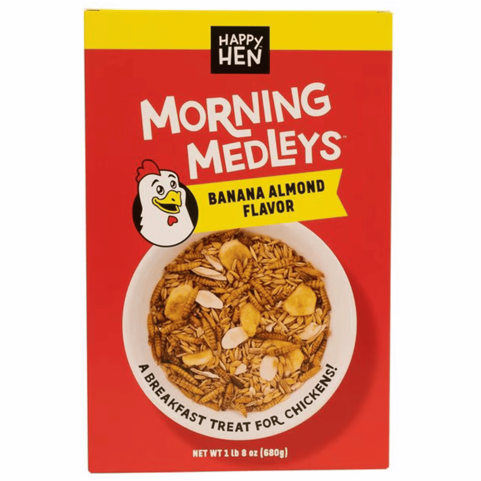Happy Hen Morning Medley Treat for Chickens Banana Almond - Cluck It All Farms
