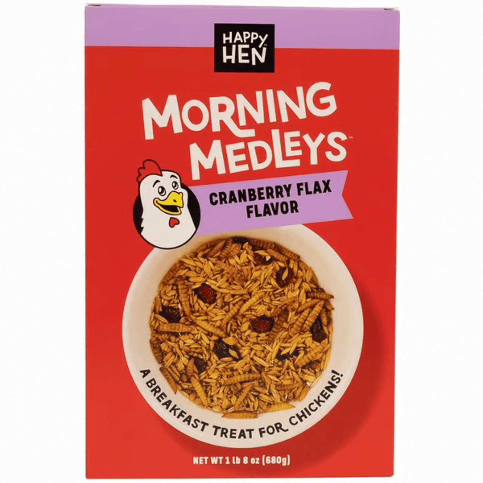 Happy Hen Morning Medley Treat for Chickens Cranberry & Flax - Cluck It All Farms