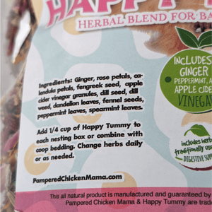 Happy Tummy Herbal Chicken Treat 5 oz - Cluck It All Farms