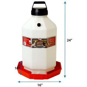 Heavy Duty Plastic Poultry Waterer - Cluck It All Farms