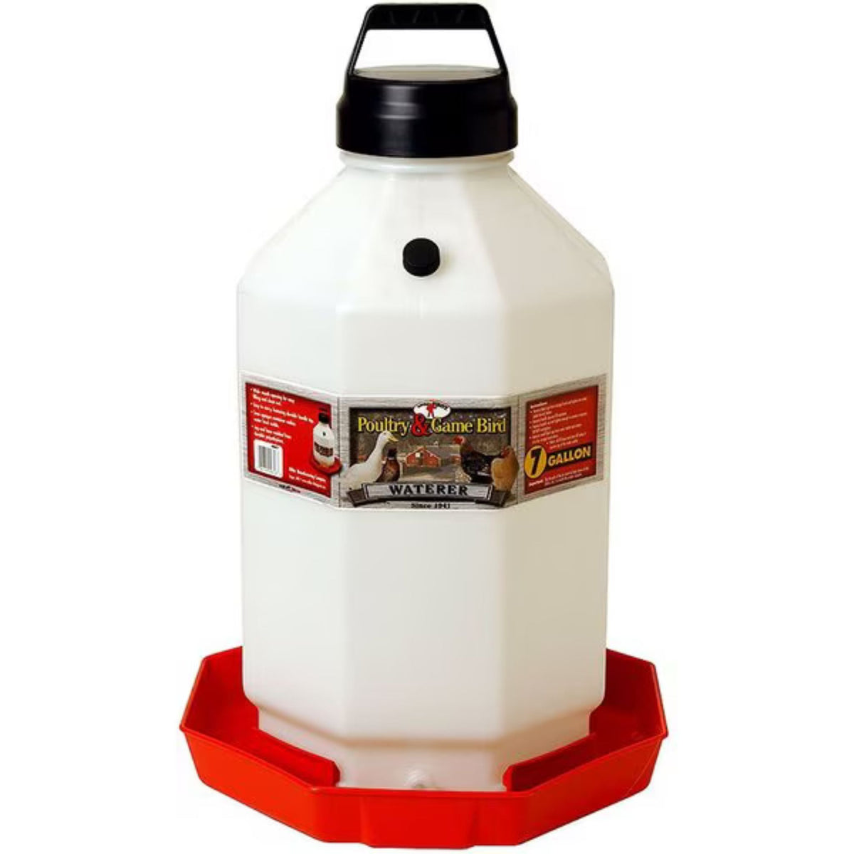 Heavy Duty Plastic Poultry Waterer - Cluck It All Farms