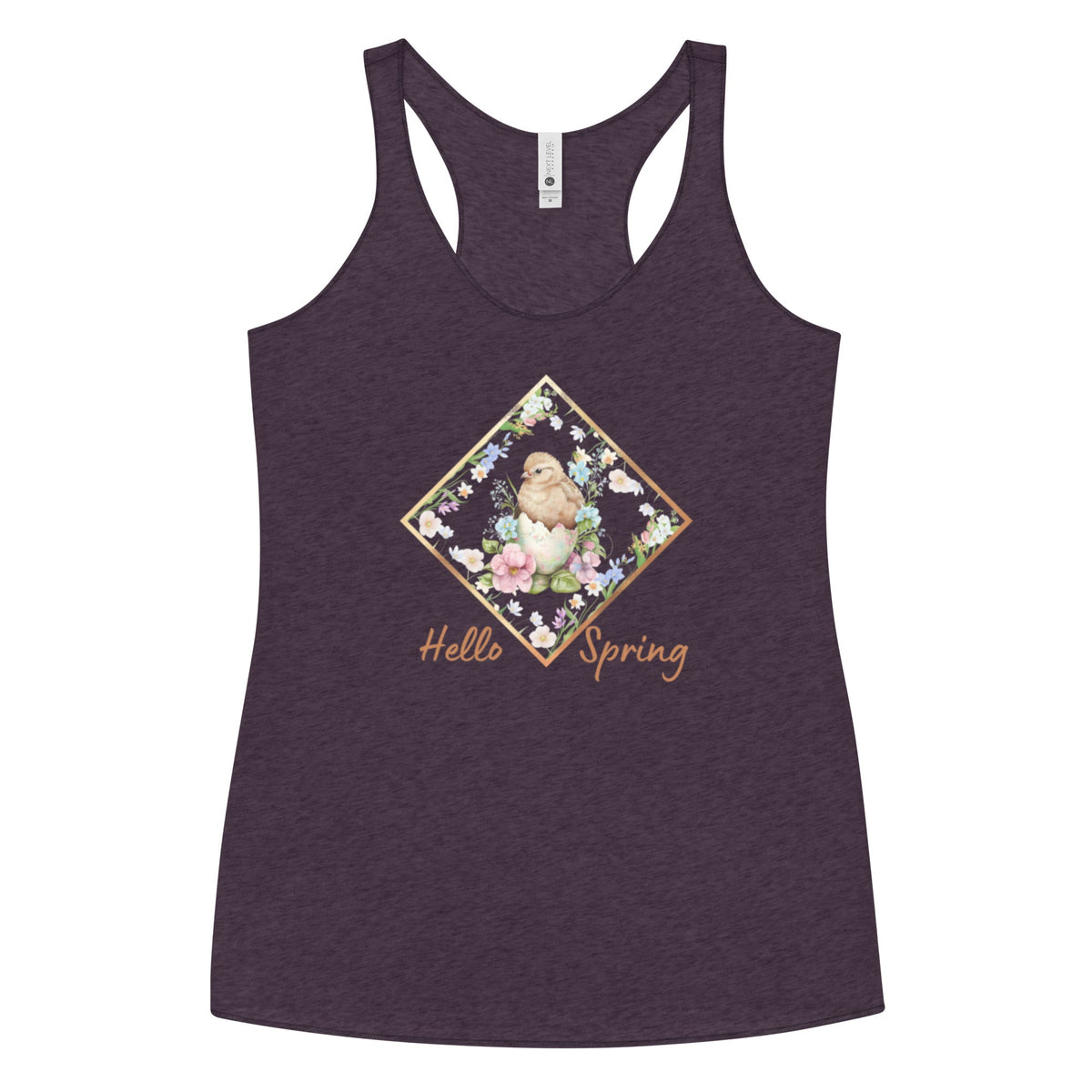 Hello Spring Chicken Women&#39;s Racerback Tank - Cluck It All Farms