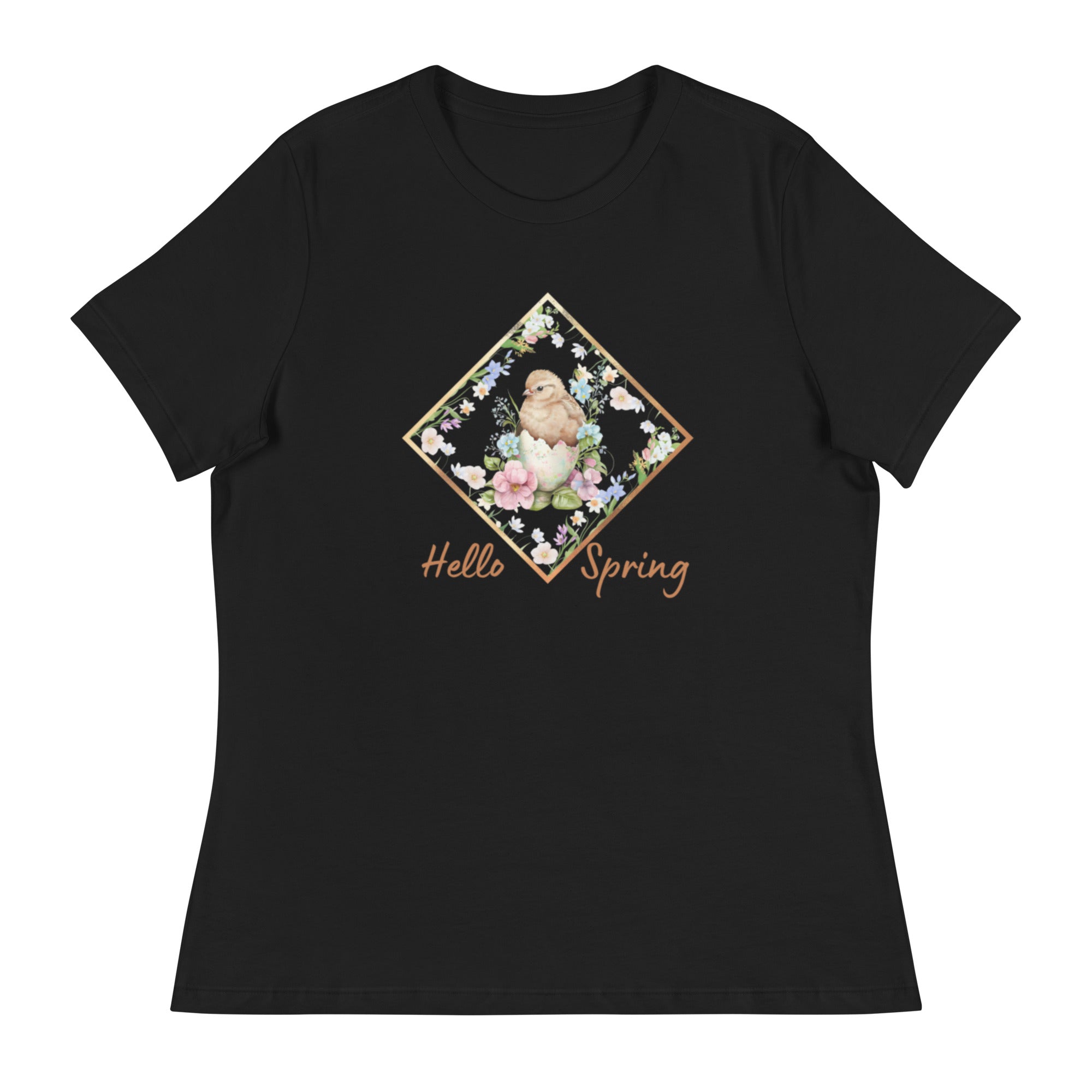 Hello Spring Chicken Women's Relaxed T-Shirt - Cluck It All Farms